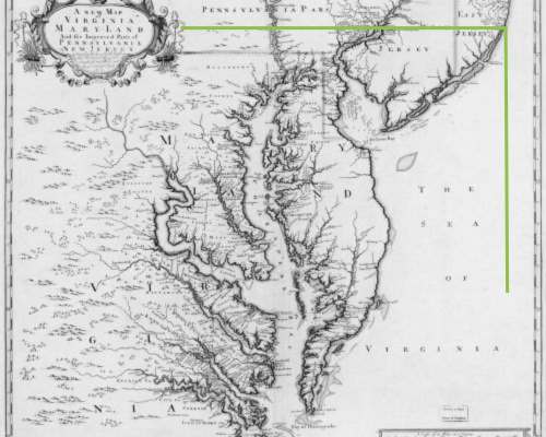 Image of a historical map of Maryland - Learn more at Jason Kisner, of Kisner Law Firm, Personal Injury, Divorce, and Medical Malpractice Lawyer